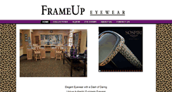 Desktop Screenshot of frameupeyewear.com